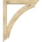 Ekena Millwork Thorton Traditional Rough Sawn Bracket w/ Offset Brace, Douglas Fir, 6"W x 38"D x 44"H BKT0604X38X44THR01RDF - alternate 2